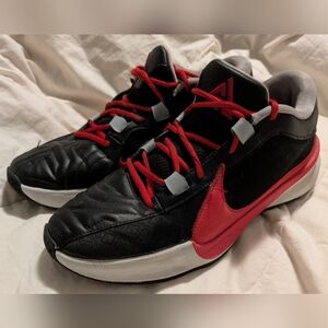 Nike Black and Red Athletic Shoes